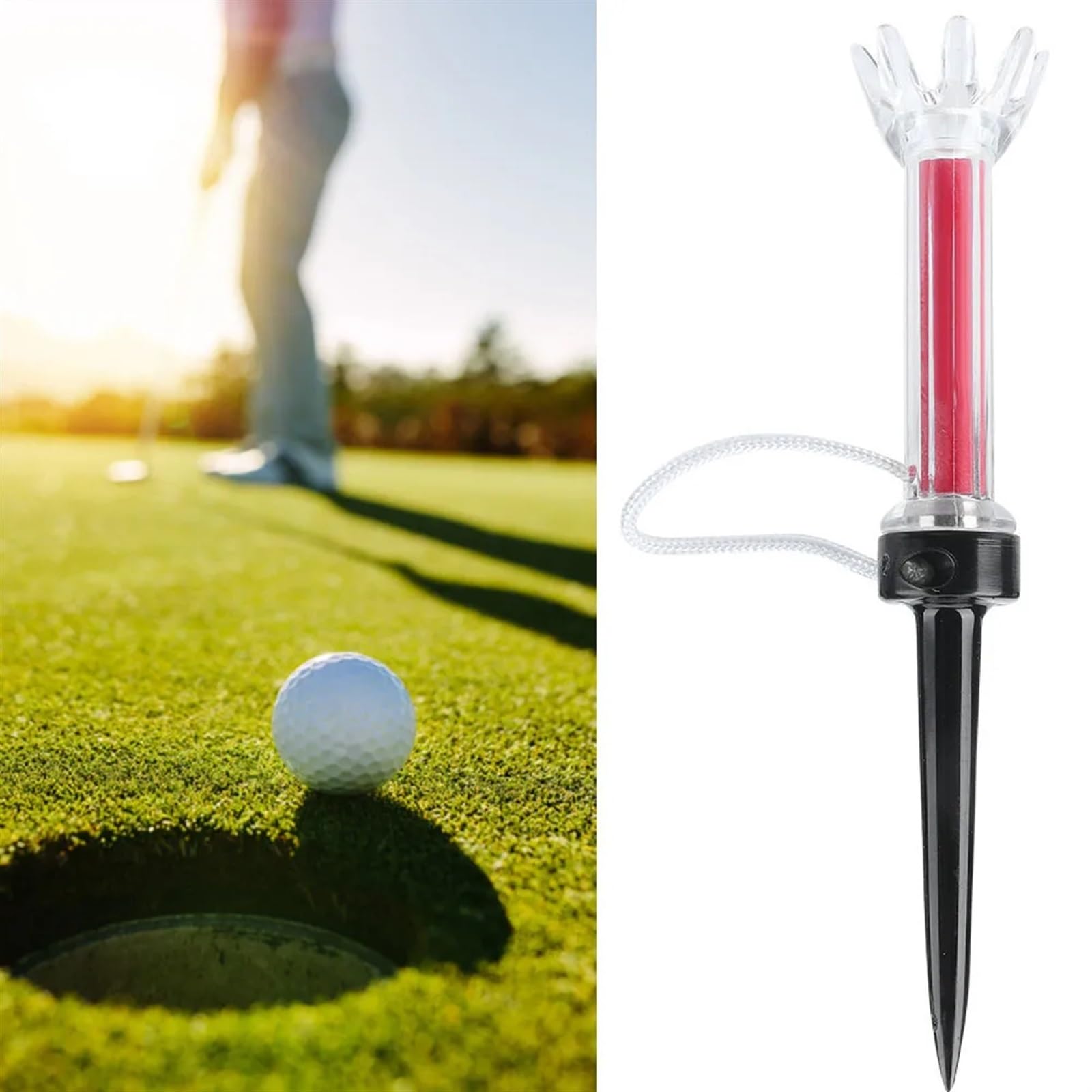 Golf Tee 79mm/90mm 5 stücke Golf Tees Kunststoff Step Down Golf Ball Tee-Halter Golf Training Praxis Tees FüR Einen Idealen Abschlag