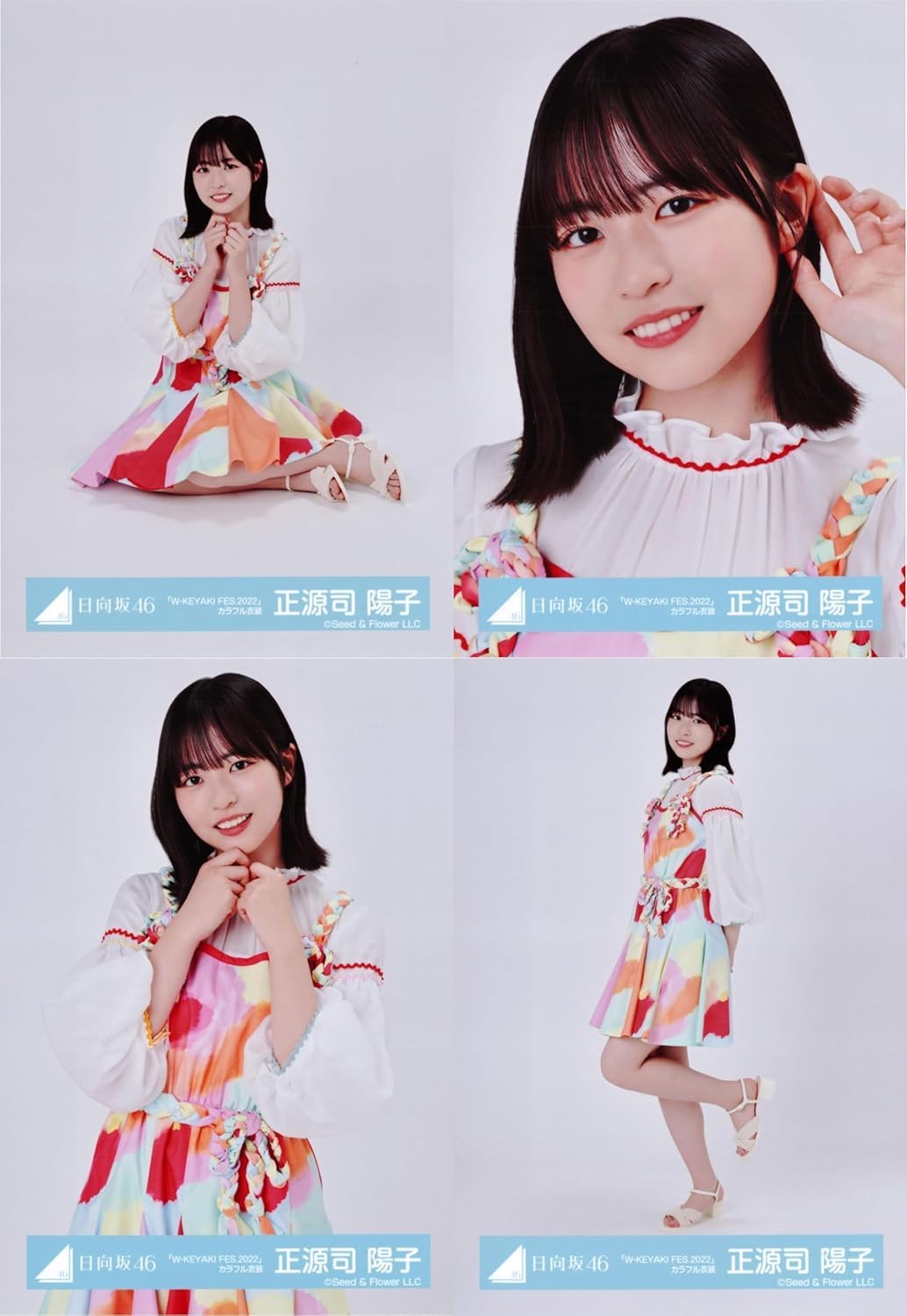 Amazon.co.jp: 日向坂46 生写真 2024年 「W-KEYAKI FES.2022」カラフル