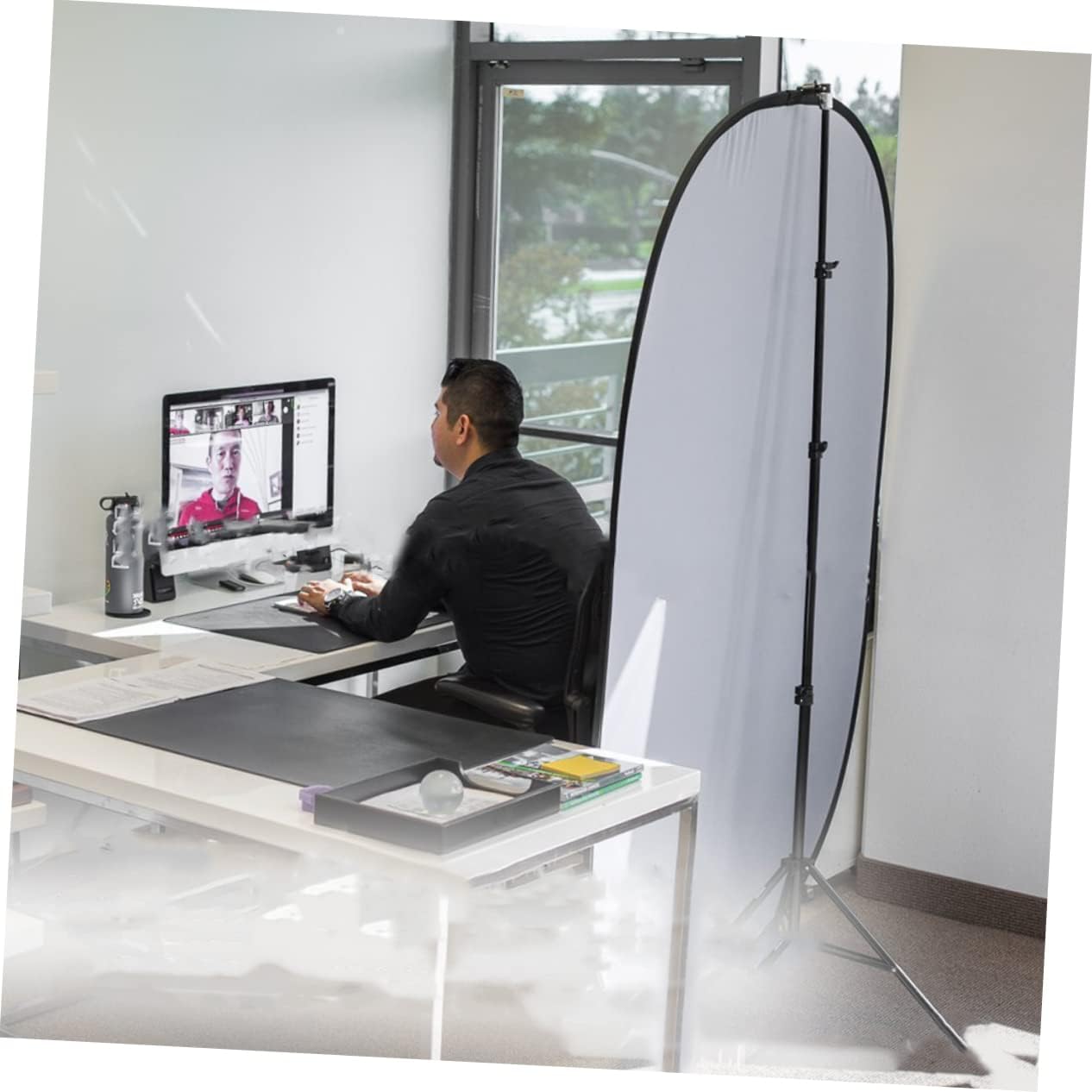 3pcs Reflector Disc Holder for Light Stand Background Reflector Clamp Easy Assembly Clip Stand Photography Accessory