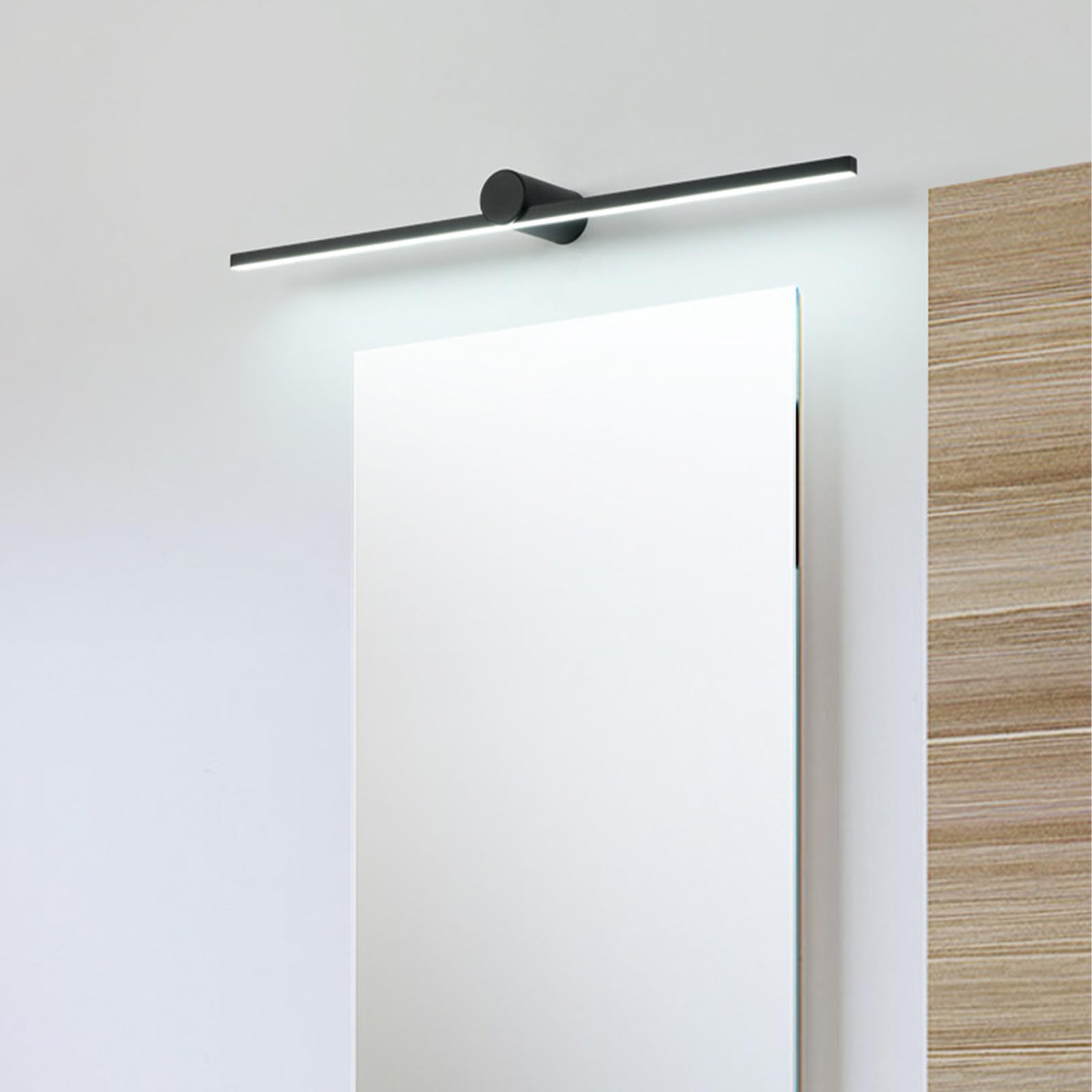 Iluminación de cuadro moderna en aluminio negro para interiores sofisticados 8