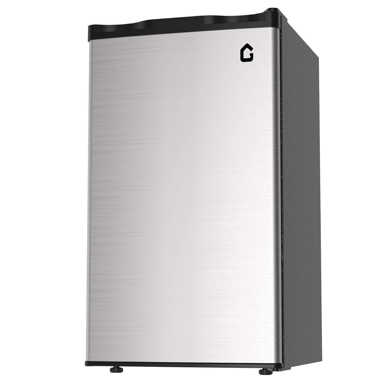 Mini refrigerador de 3.2 pies cúbicos con congelador, refrigerador compacto de una sola puerta, ahorro de energía, refrigerador pequeño con control