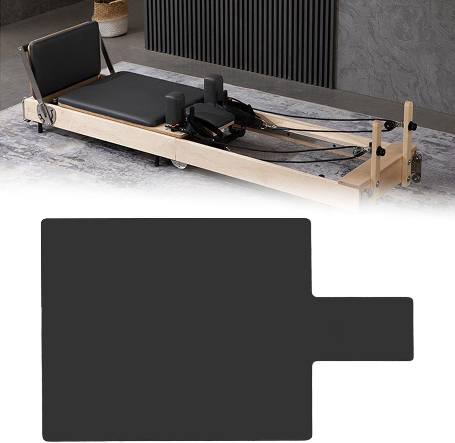 Non-Slip Mat for Pilates Reformer, Fitness Accessory for Workouts