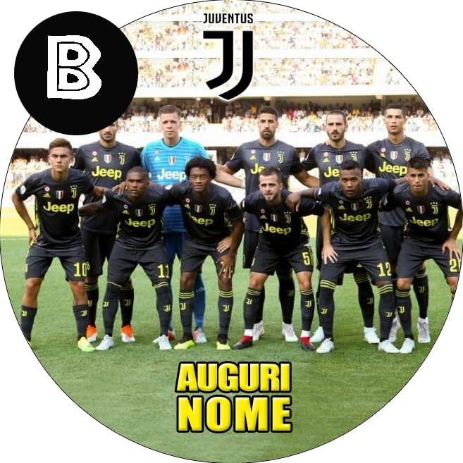 Cialda per Torta Juventus Fibra Vegetale Massima Risoluzione