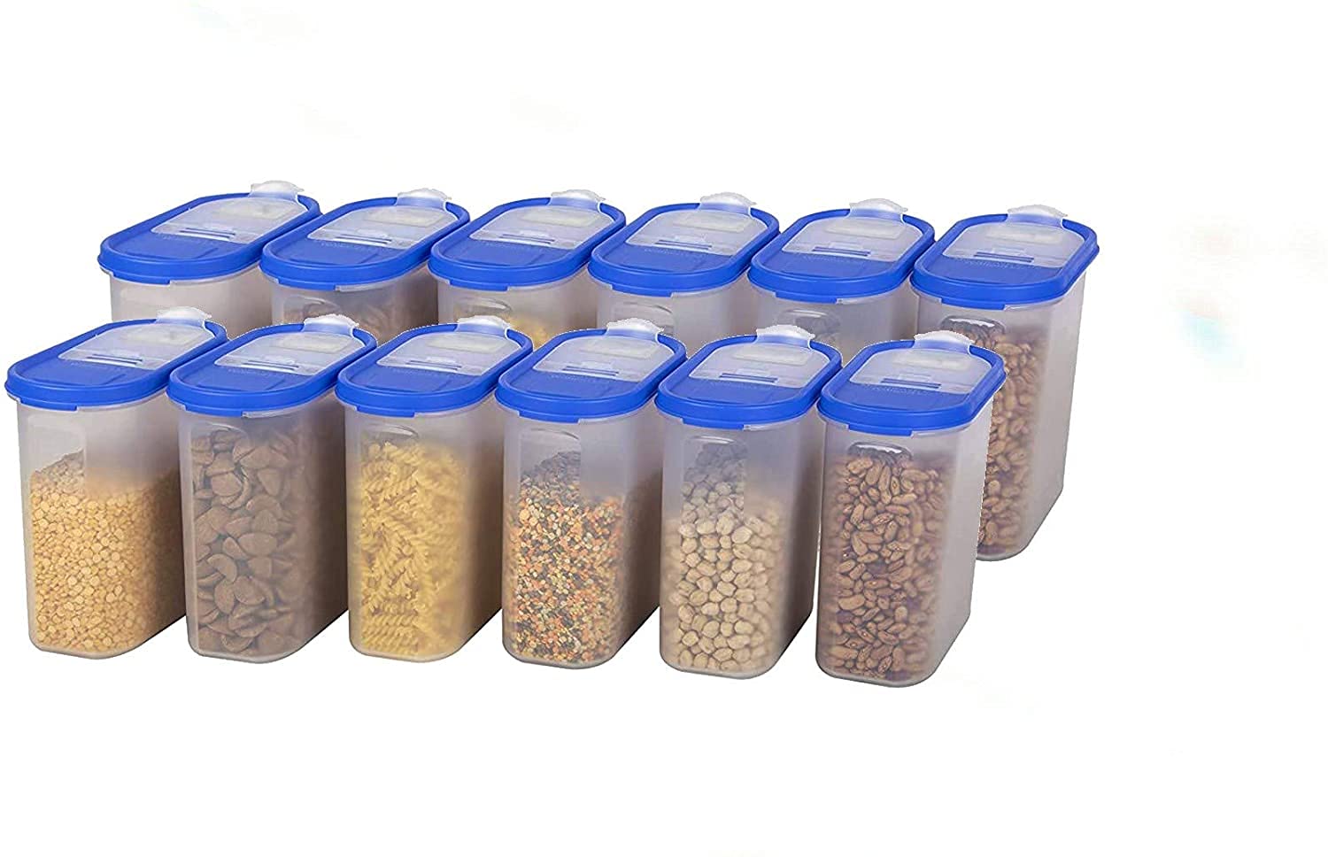 Cutting Edge Essentials Jars - 1.8L Blue (Set of 12) -13