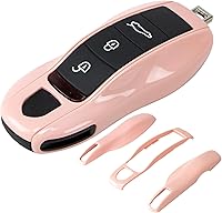 Vista 11 de AeroBon Funda pintada de 3 piezas para llavero compatible con reemplazo de carcasa de llave Porsche (MK1, gris ágata)