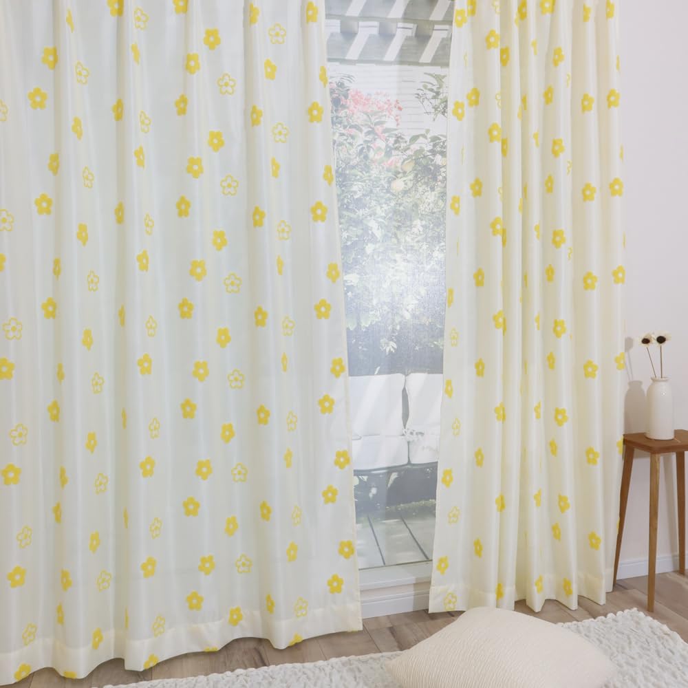 Amazon｜【144サイズ】国産ミラーレースカーテン 2枚組【Mary マリー