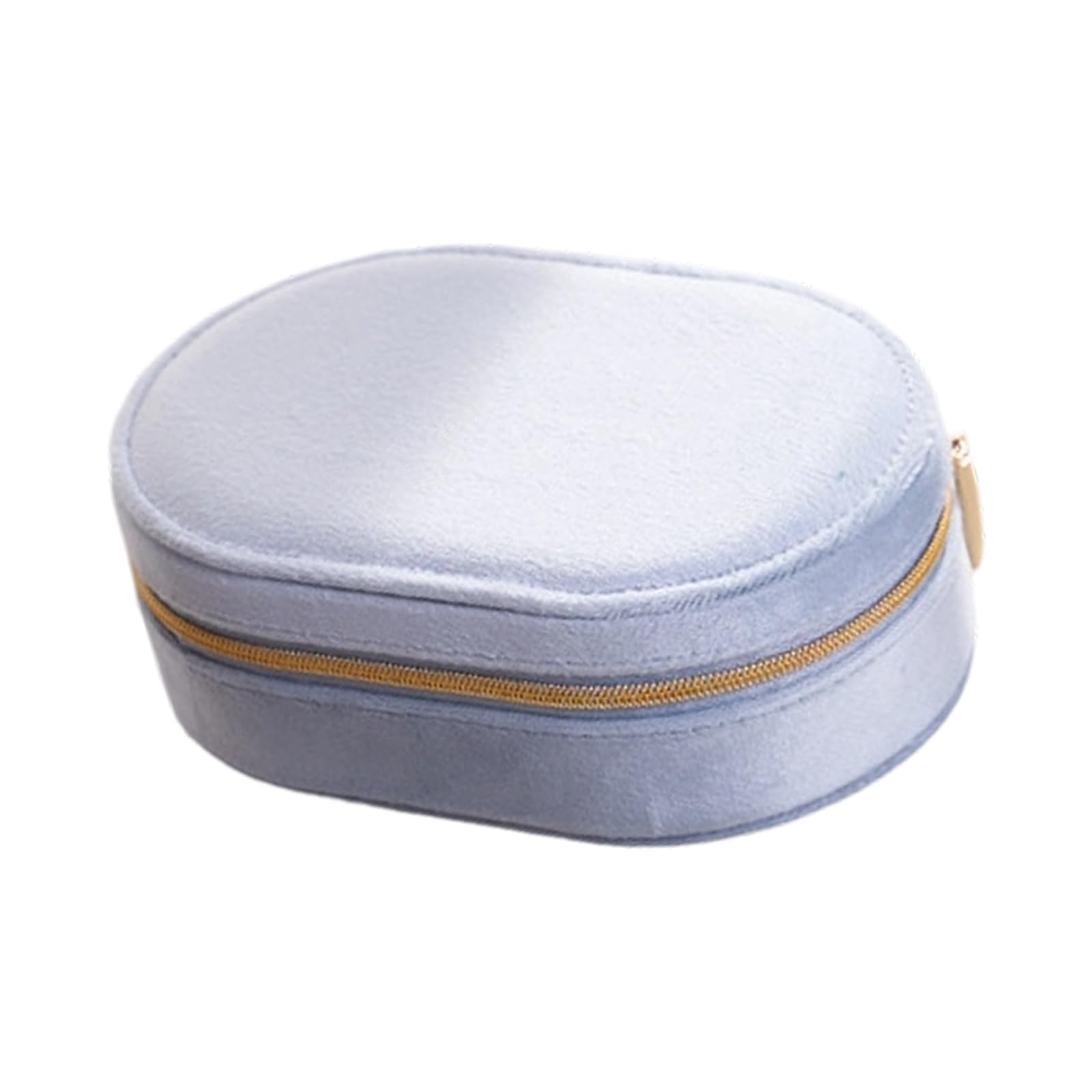 Hsioluted Portable Flannel-Lined Jewelry Case with Multiple Compartments for Rings Storage & Dresser Organization Jewelry Storage with Compartment
