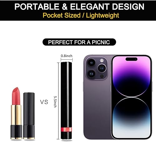 Miniatura 2 de Abridor de vino de viaje, bomba de presión de aire de bolsillo portátil, abridor de botellas de vino, diseño ensamblable, sacacorchos 7S, apertura