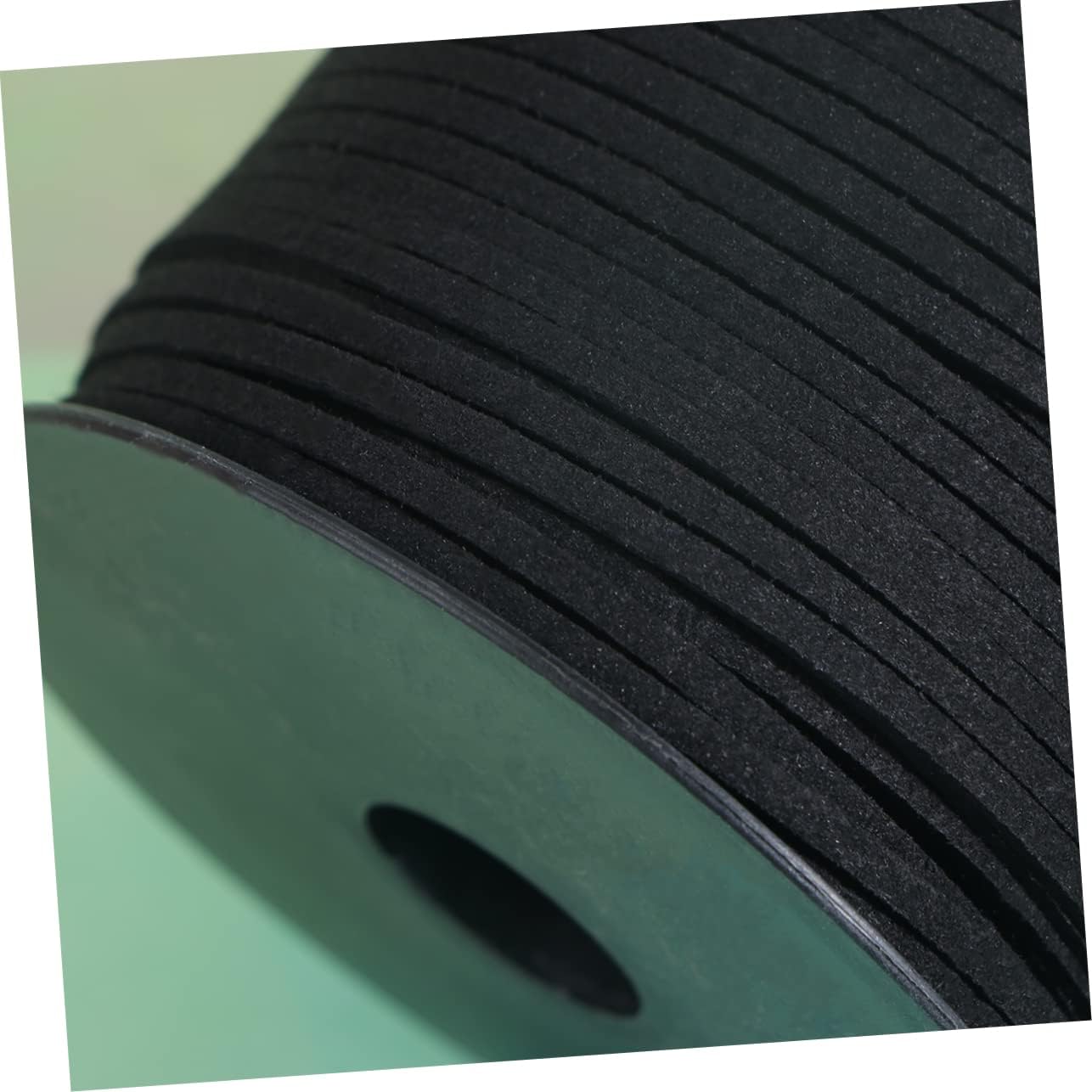 Plush Leather Cord DIY Jewelry Making Supplies of Soft Velvet String Black Elastic Cord for Bracelet Anklet Necklace