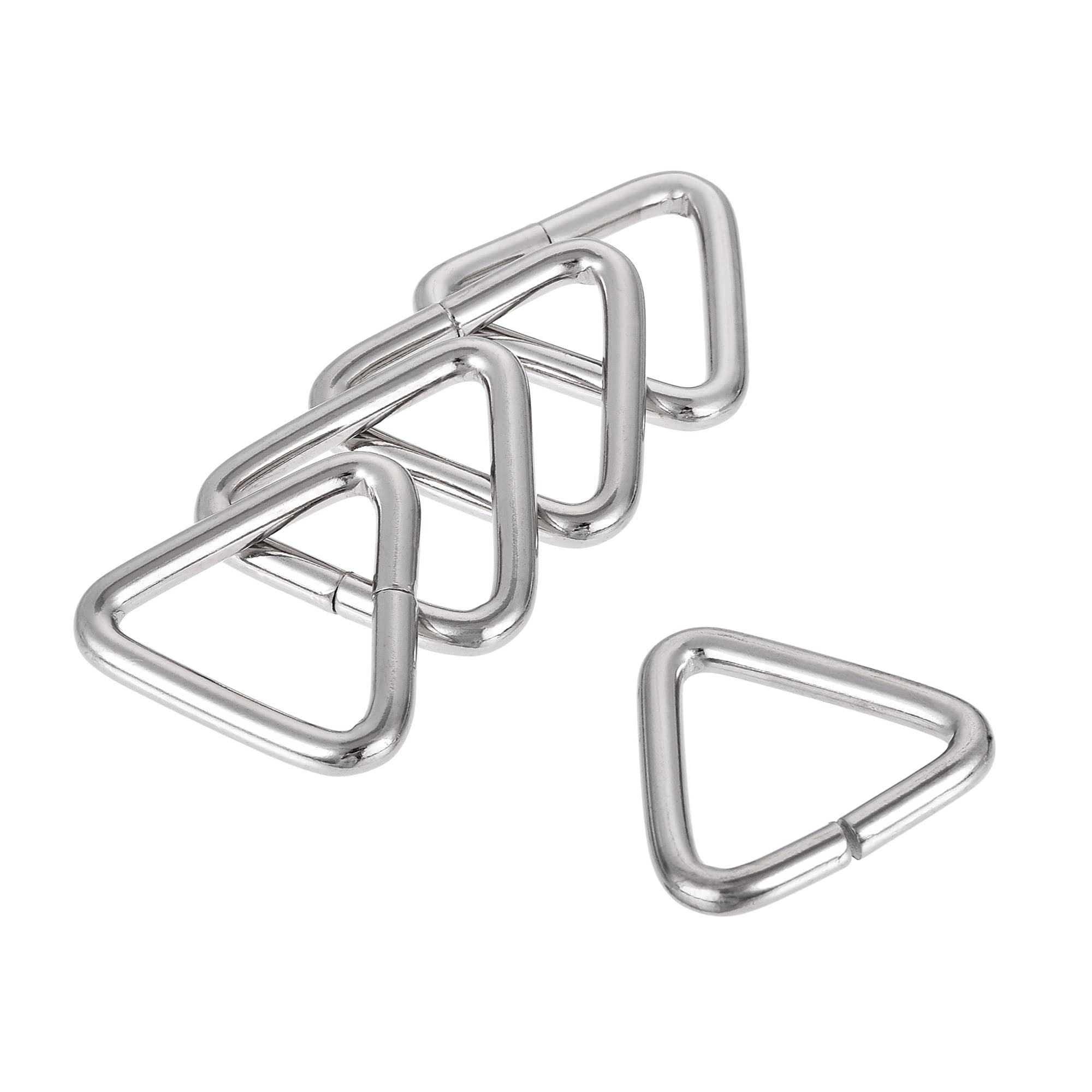 Sourcing Map Metal Triángulo Anillo Hebilla 0.98" (25mm