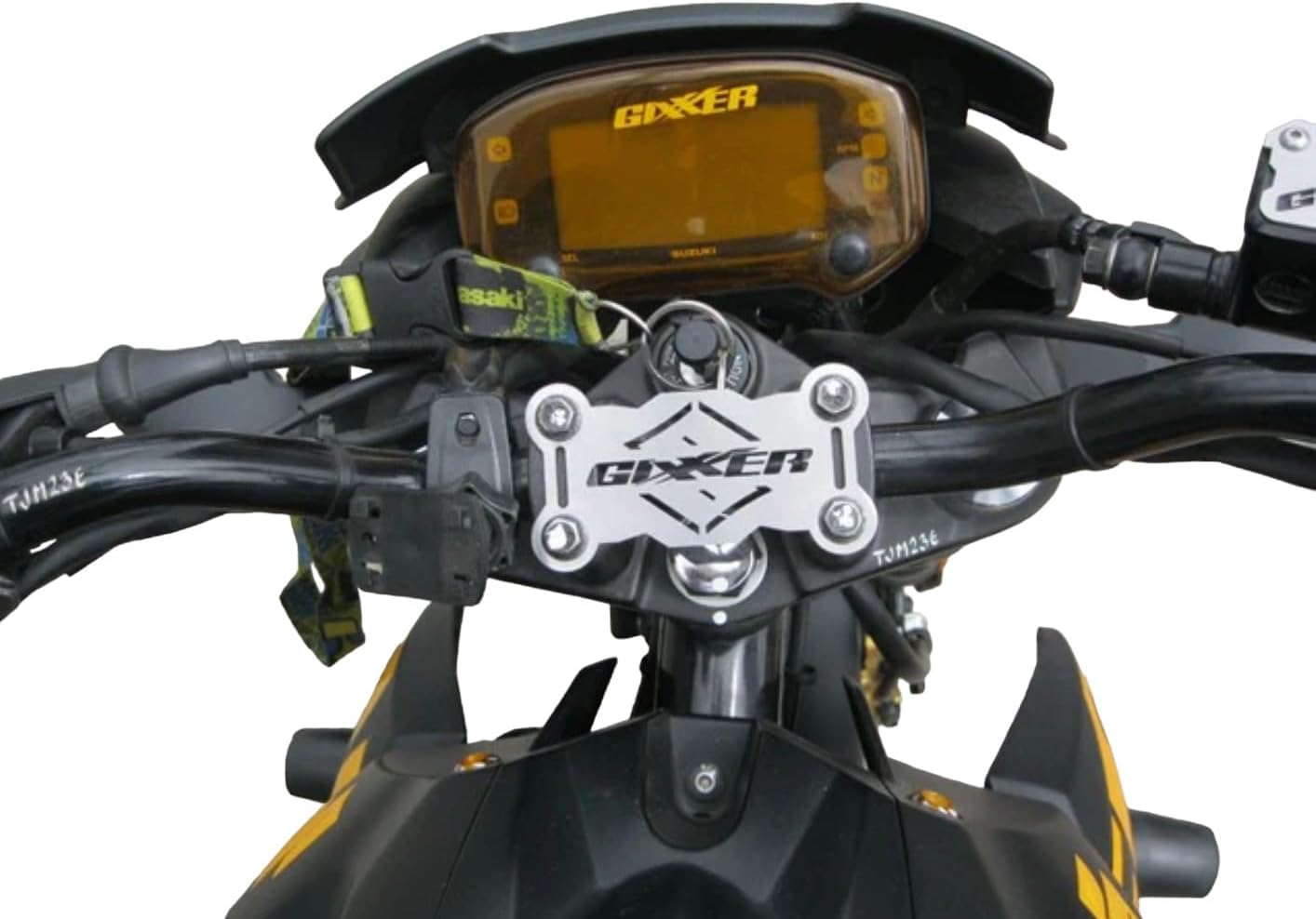 Motorcycle Acutrax Cover Compatible with Suzuki Gixxer 250 (Lime Green)