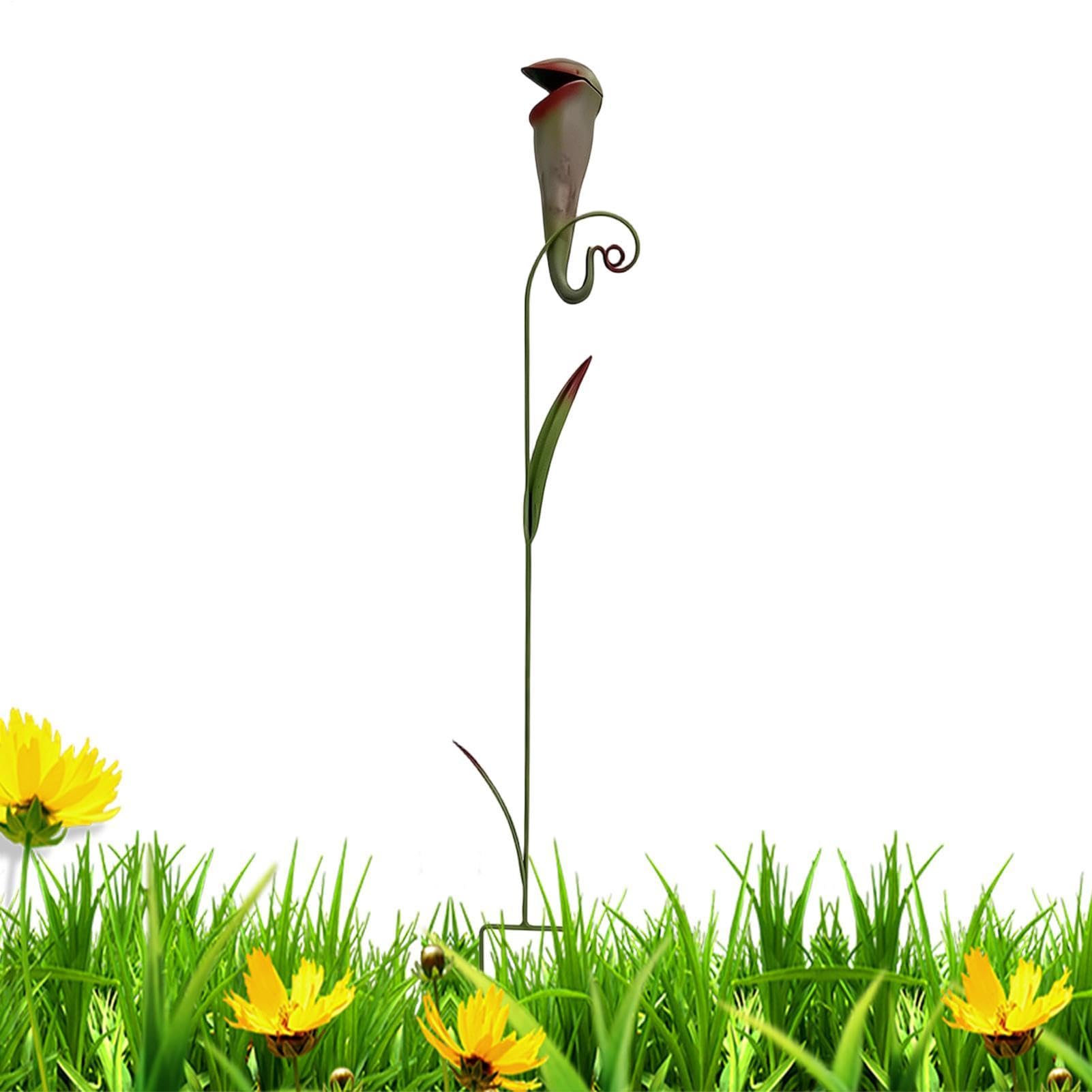 Fleurs de jardin en métal Nepenthes pour décoration de paysage extérieur et terrasse