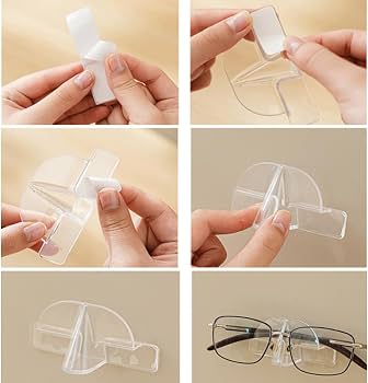 Amazon.co.jp: Wefitfix メガネ置き 壁掛け 3個セット 壁掛け メガネ