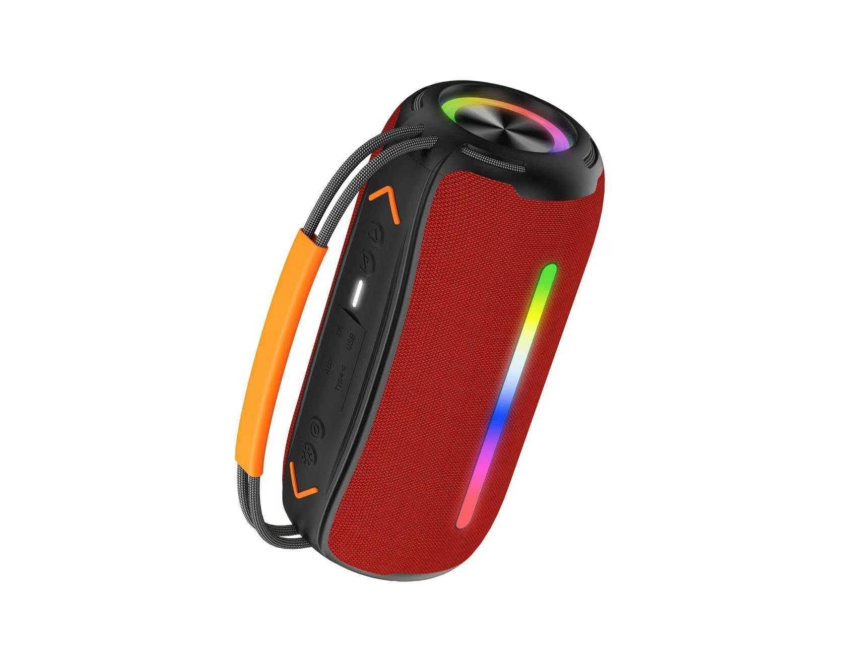 aowoka Portable Speakers with LED Breathing Light IPX7 Waterproof Outdoor Speakers for Sports