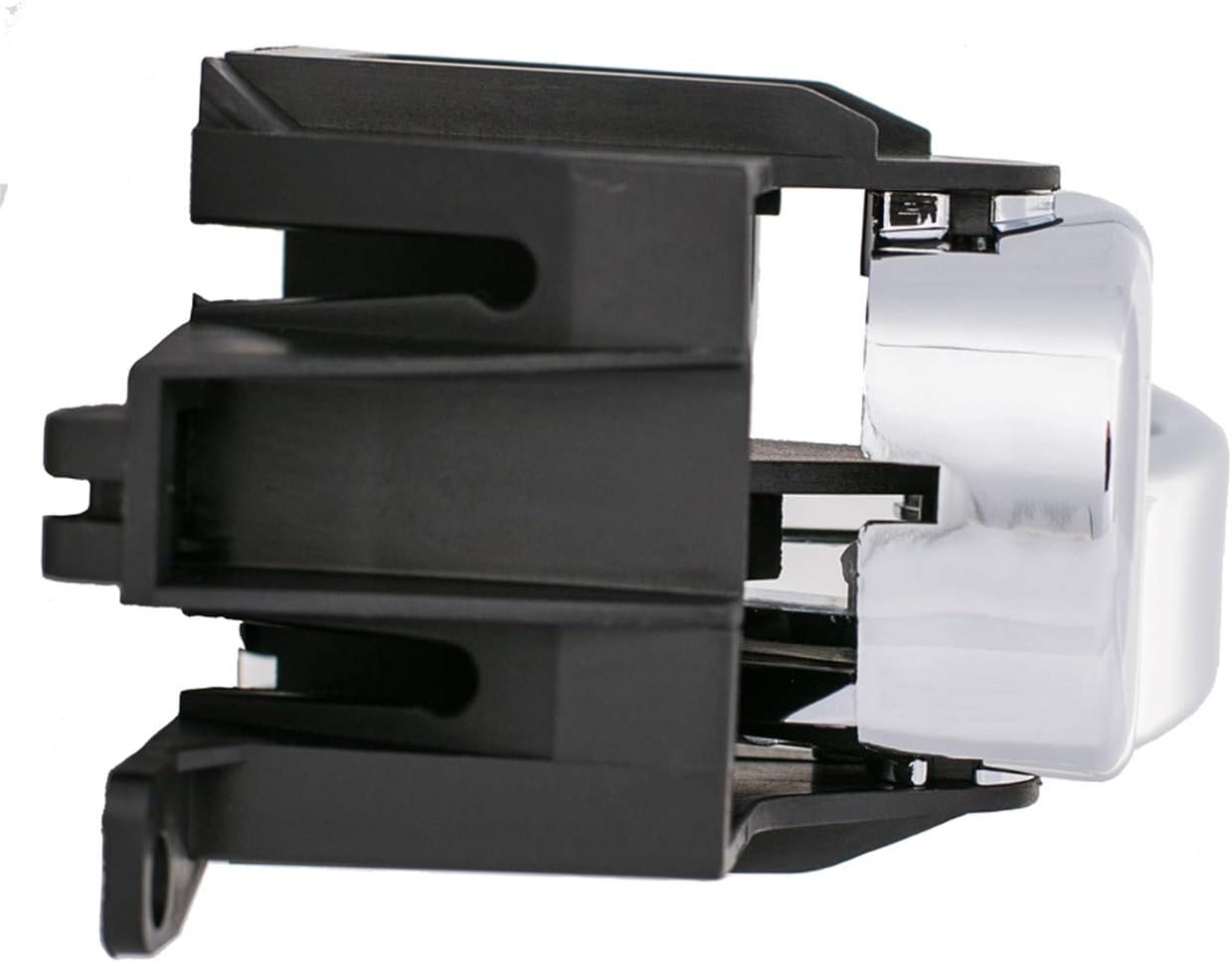 New 1pc Compatible with 05-12 Pathfinder 05-15 Xterra 05-19 Frontier Passenger Right Side (Front or Rear) Black/Chrome Lever Interior Door Handle