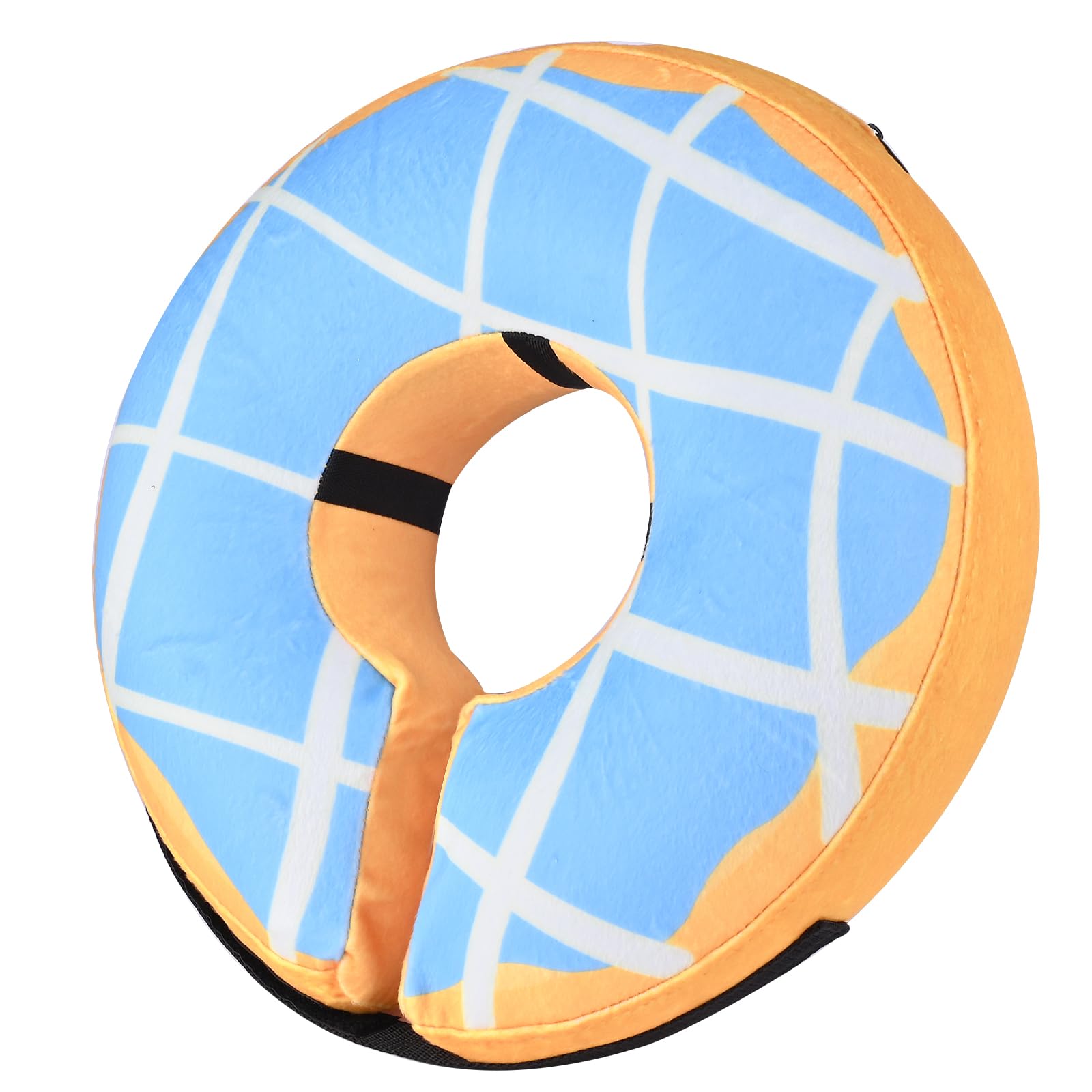 KatoggyInflatable Dog Cone Collar for Dogs After Surgery, Soft Adjustable Blow up Donut Dog E-Collar for Small Medium Large Dog and Cats,Scream2, XL