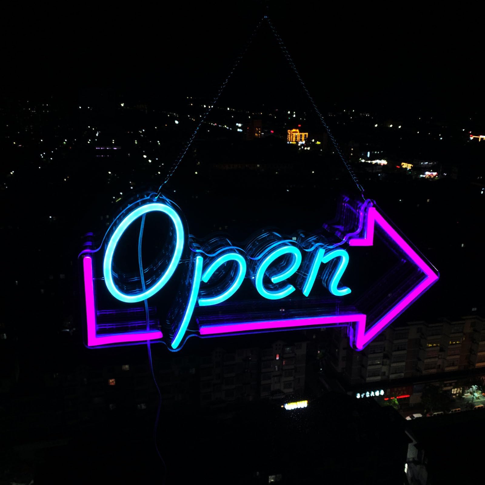 OPEN Neon Sign for Business，18"x8.3" Neon Open Signs for Business with ON/OFF Switch for Storefront Window Glass Door Shop Store Florists Bar Salon Cafes Restaurant