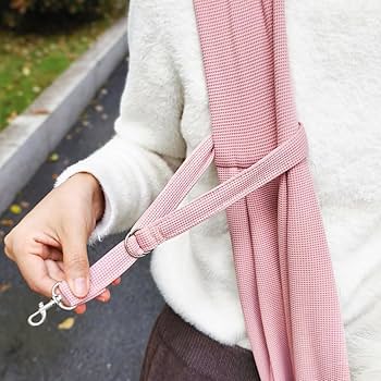 取っ手穴付きギフトバッグ　ピンク×女の子、犬の散歩　100枚 取っ手穴付きギフトバッグ ピンク×女の子、犬の散歩 100枚