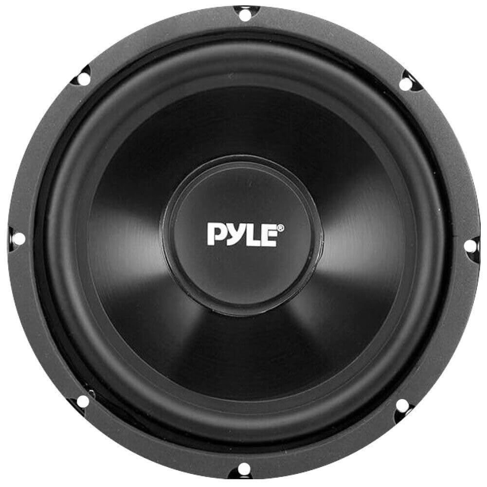KIT SET PER PYLE PLMW83 1 subwoofer da 20 cm 200 mm 8" di diametro, 100 watt rms 200 watt max, singola bobina, impedenza 4 ohm, 91 db, sospensione in gomma, per bagagliaio auto, 1 pezzo