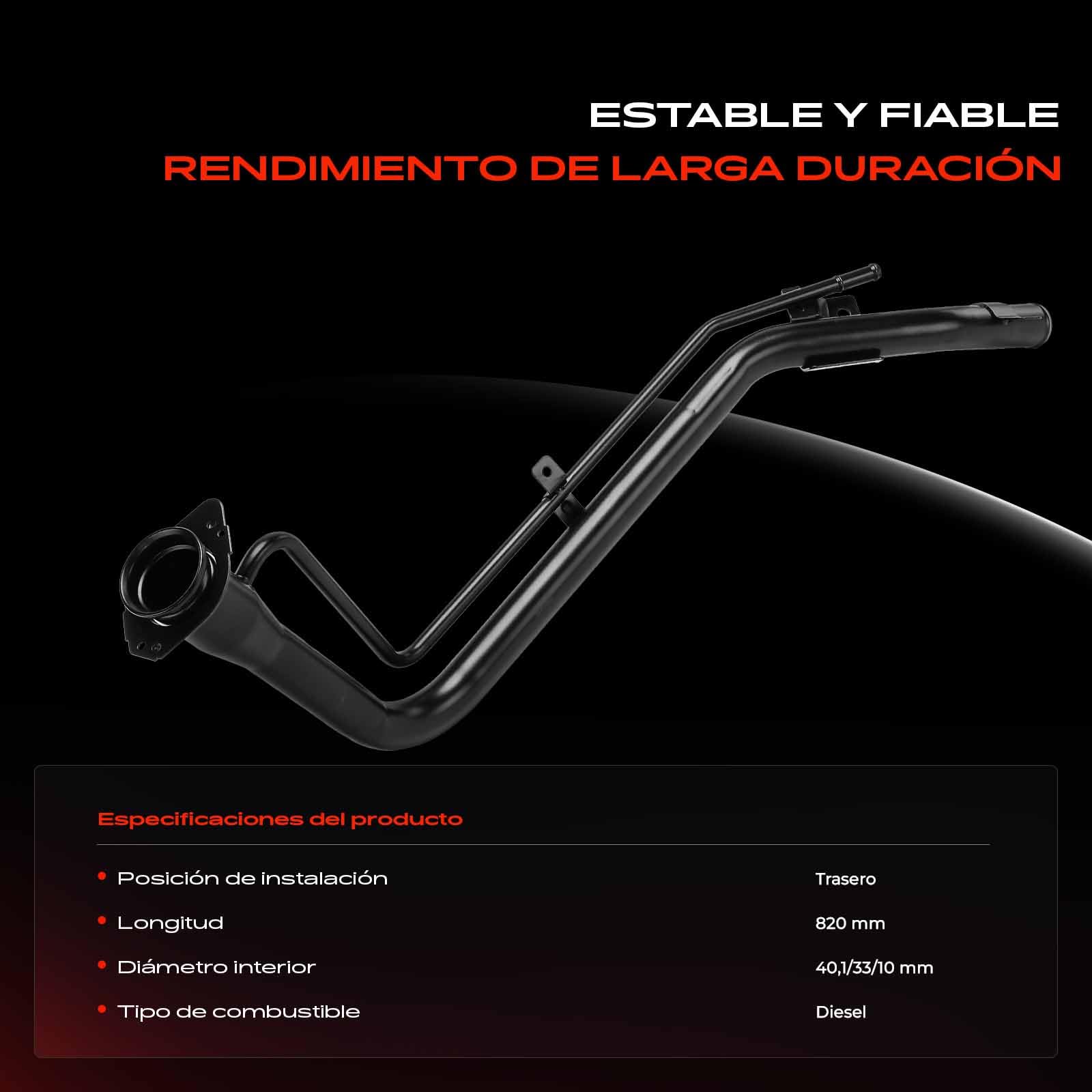 Frankberg Tubo de llenado de combustible diésel 89201-65J01 | Compatible con: Grand Vitara II JT TD TE