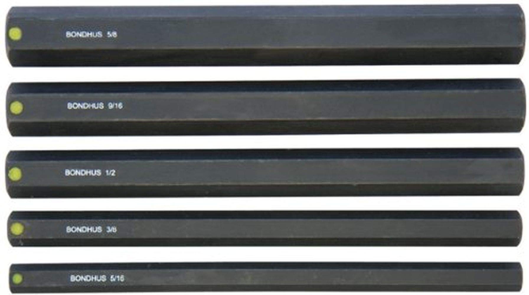 Bondhus 33645 PHX5-6 zestaw kluczy imbusowych 5 szt. cali 15 cm