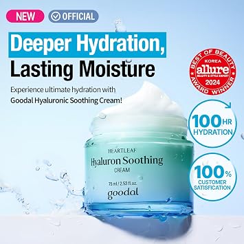 GOODAL [Bundle] Heartleaf Hyaluron Soothing Cream + Heartleaf Hyaluron Soothing Ampoule