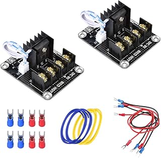 ARQQ Heat Bed Mosfet Tube Hot Bed Power Module Expansion Board High Current Load Module for 3D Printer Heating Bed Accessories (Pack of 2)