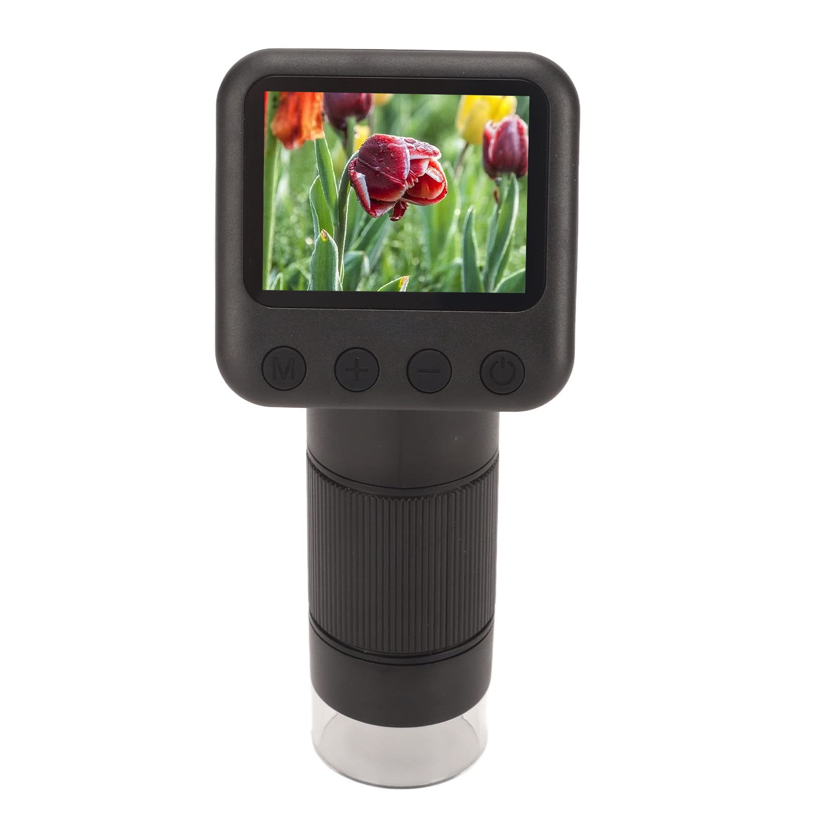 FILFEEL Microscopio Digital de Mano con Pantalla LCD HD 800X, Microscopio de Bolsillo Portátil Recargable con Luz LED