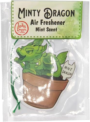 Miniatura 3 de Ambientador de árbol de dragón de menta (aroma a menta), aromas colgantes, decoración de automóvil