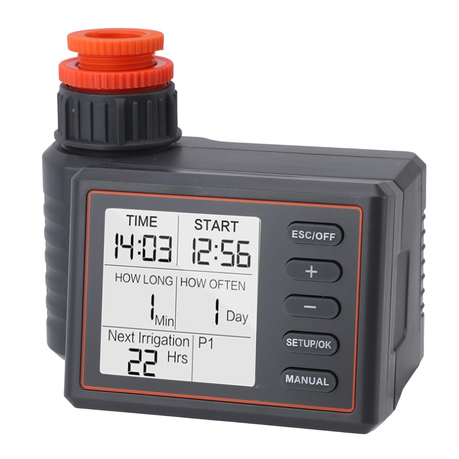 Timer per irrigatore ABS Programmabile Controller automatico per irrigazione Timer per irrigazione intelligente per giardino Prato Balcone 125x90x115mm 410g