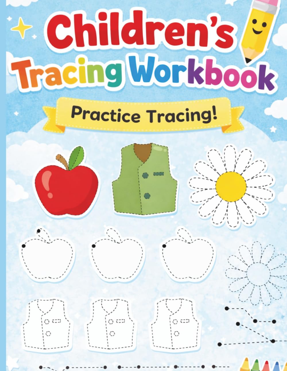 Children's Tracing Workbook: Simple Practice Tracing Lines