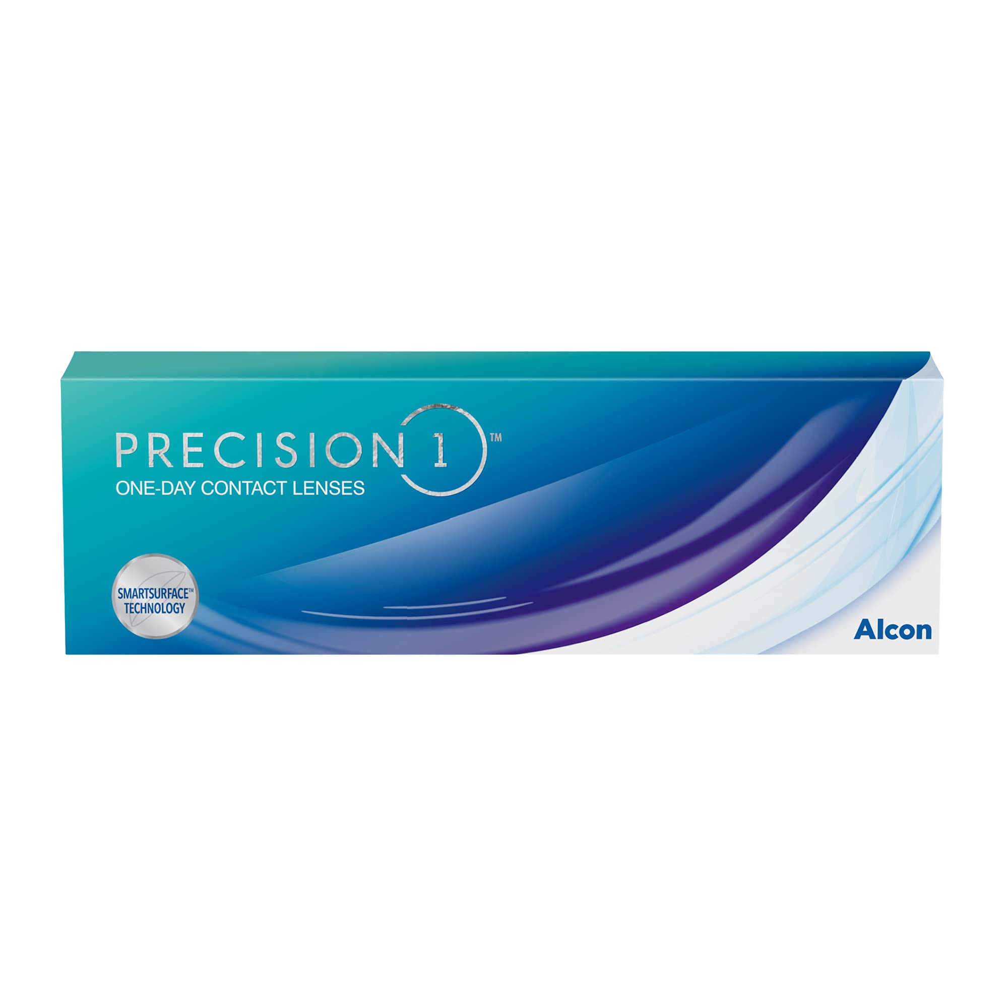 PRECISION1 Lentes de contacto de reemplazo diario, Pack de 30, R 8.3 mm, D 14.2 mm, +​8.00 Diopt