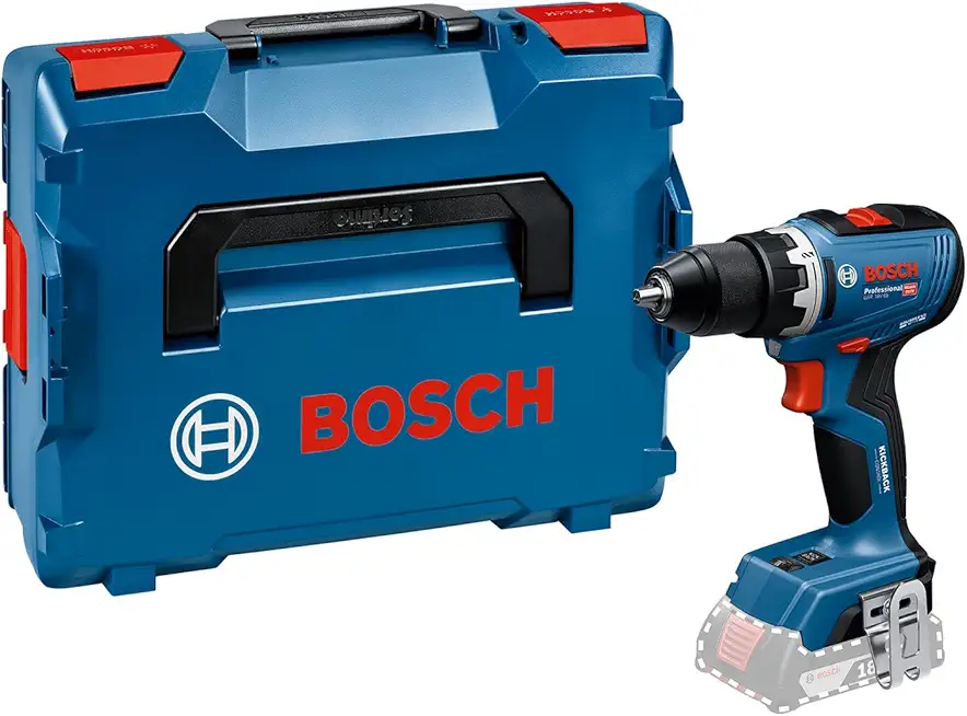 Bosch Professional 18V System Akku-Bohrschrauber GSR 18V-65 (bürstenloser Motor, Kopflänge 166, inkl L-BOXX)