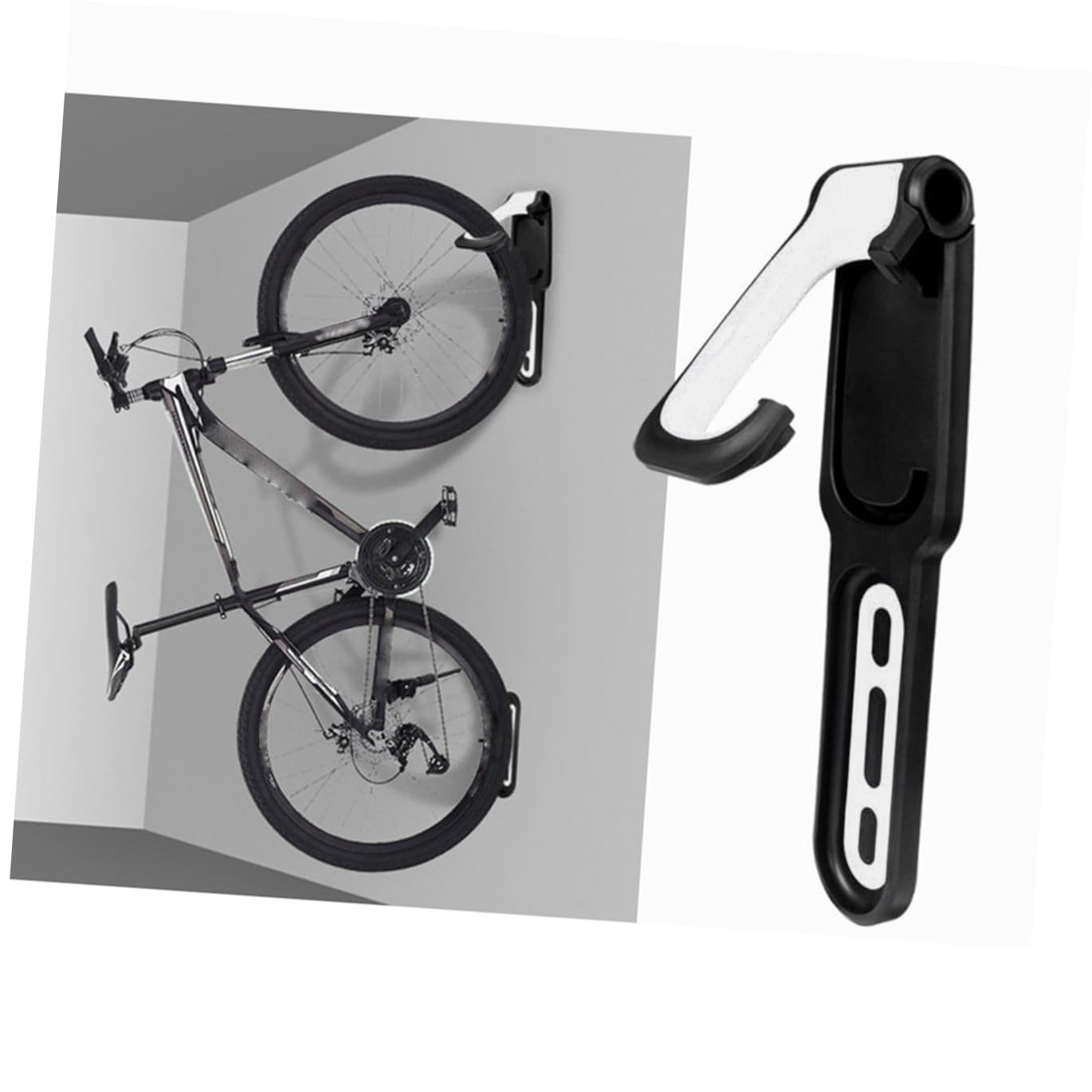 Vertikale Am Fahrrad Montierte Regale Zur Aufbewahrung Faltbare Lagerregale Robuster Kleiderständer Fahrradaufhänger