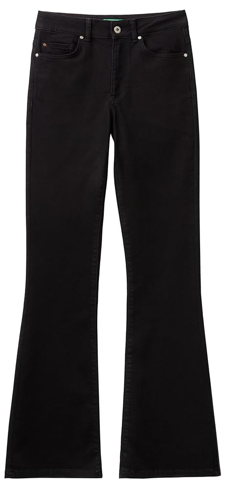 United Colors of Benetton Pantalone 4ORHDE00F Jeans, Nero 800, 34 Donna :  Amazon.it: Moda