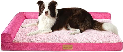 Miniatura 11 de Patas Lague Cama ortopédica XL para perros de tamaño grande de 42 x 28 pulgadas, sofá cama grande impermeable para mascotas con funda extraíble