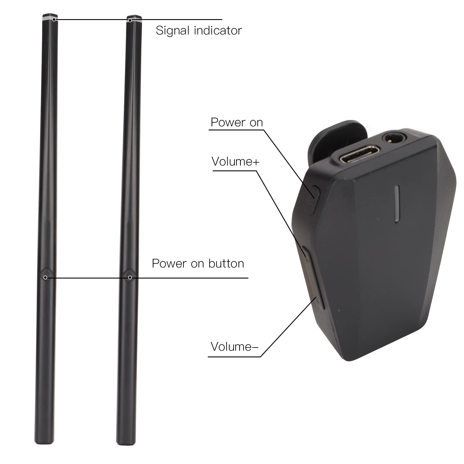 Ensemble de Batterie électronique Air, Batterie électronique Bluetooth Portable, Module de Frappe de Batterie de Réalité Virtuelle, Prend en MIDI, 1 Console de Batterie et 2