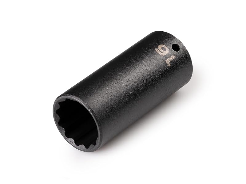 Soquete de impacto profundo TEKTON 16 mm, 12 pontas, encaixe de 6,35 mm (1/4 pol.) SID03316