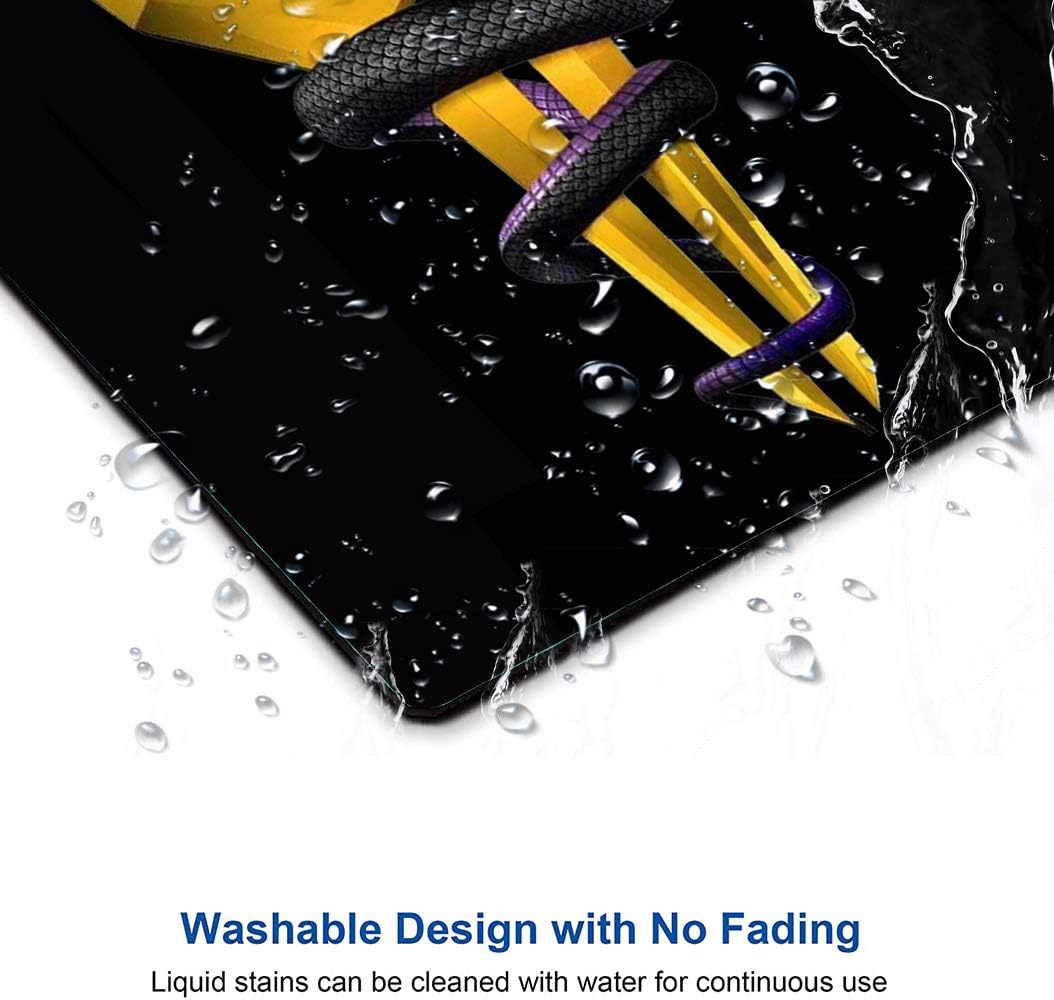 Gaming Mouse Pad,Black Mamba Kobe Mouse Pad Non-Slip Rubber Base Mouse Pads for Computers Laptop Office, 9.5"x7.9"x0.12" Inch(240mm x 200mm x 3mm)… : Everything Else