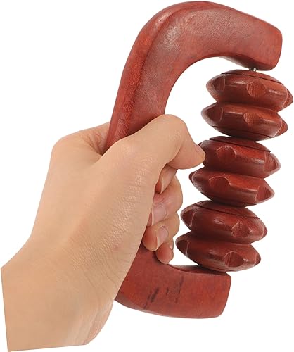 Miniatura 4 de Wooden Massage Roller Handheld Muscle for Relaxation and Portable Body Massage Tool for Home Gym and Travel Use