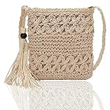 4. 【Exquisites Geschenk】 Dieser Strandtasche bietet Platz für viele kleine Gegenstände, geeignet für Zuhause, Outdoor-Aktivitäten, Shopping und Urlaubsreisen, geeignet als exquisites Geschenk für jede Frau. Ihre Freunde und Familie werden sich über dieses aufmerksame Geschenk freuen.