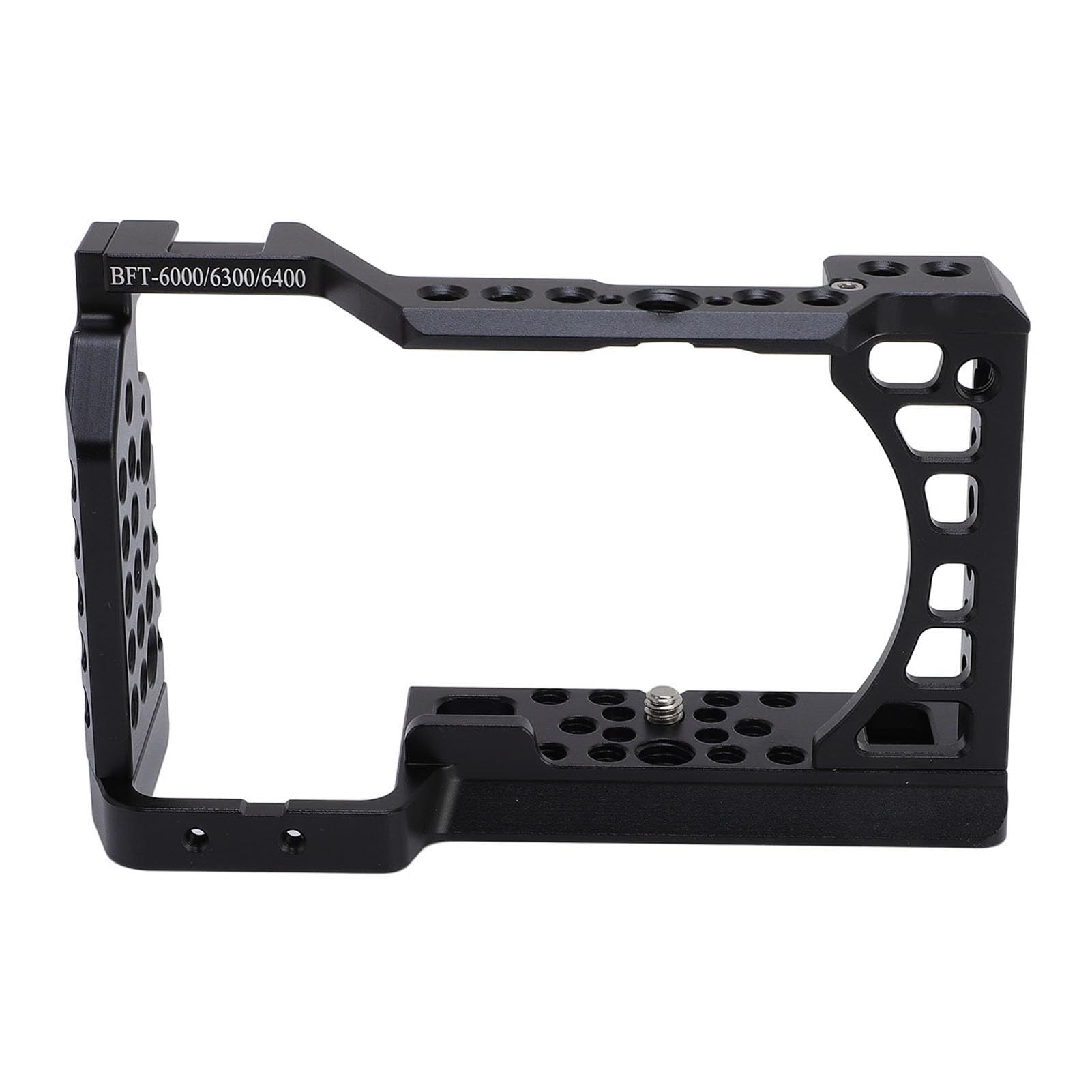 Tangxi Stabilizzatore per Produzione Video con Gabbia per Conigli in Metallo per Fotocamera per DSLR A6000 6300 6400, Custodia Protettiva in Lega di Alluminio, per Registi Professionisti