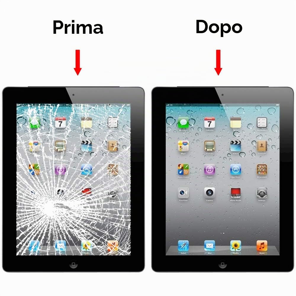 MMOBIEL Digitizer compatibile con iPad 3 (Nero) 9.7 Pollici 2012 Assemblaggio schermo tattile touchscreen frontale Incl kit attrezzi