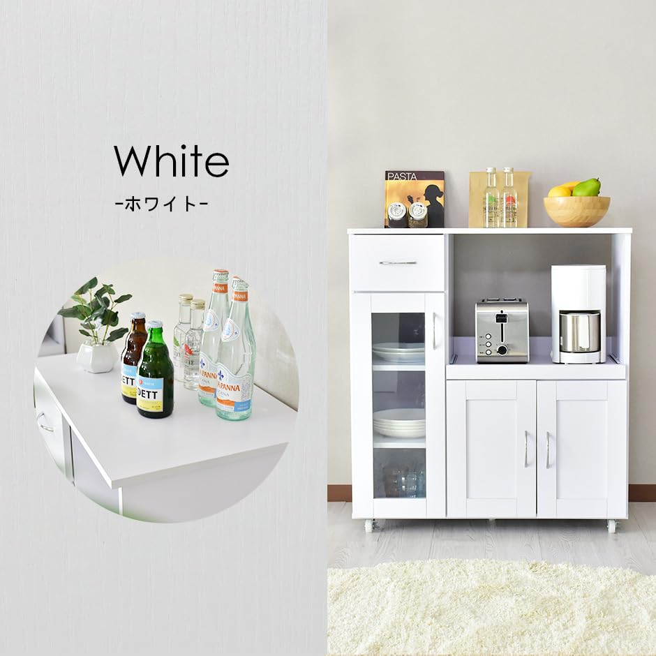 DORIS ドリス 棚 収納 食器棚 Amazon｜DORIS ドリス 棚 収納 食器棚 キッチンカウンター カップ