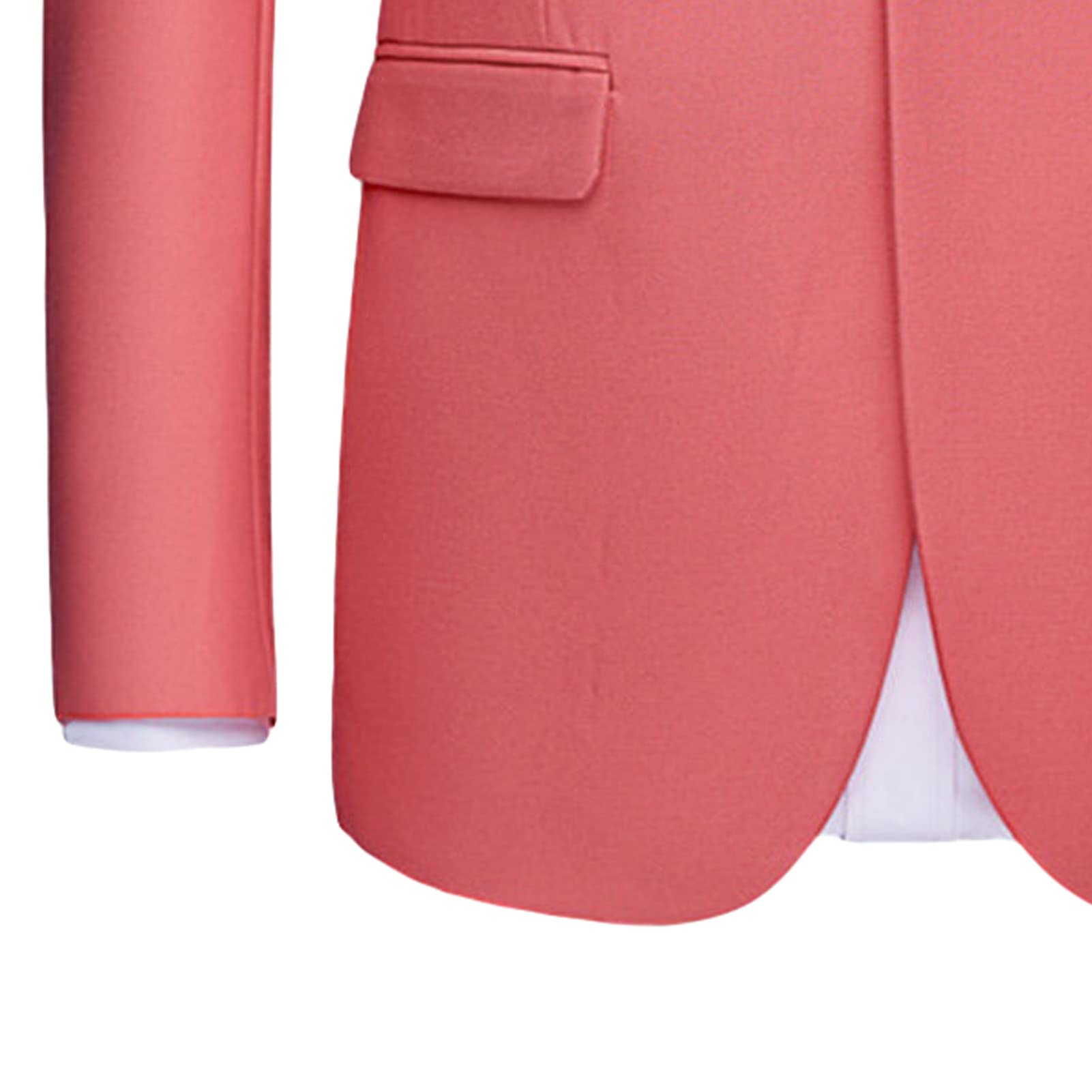 Completo da uomo con un bottone formale da matrimonio, per ballo di fine anno, elegante, vestibilità regolare, 2 pezzi