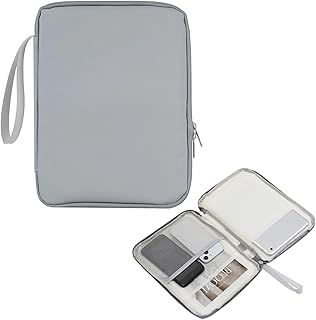 Custodia Protettiva per Tablet 12-13 Pollici con Maniglia, Borsa Universale Impermeabile con Tasche Multiuso, Tablet Sleeve Carrying Case Sleeve Imbottita Antiurto per Viaggio Lavoro e Regalo