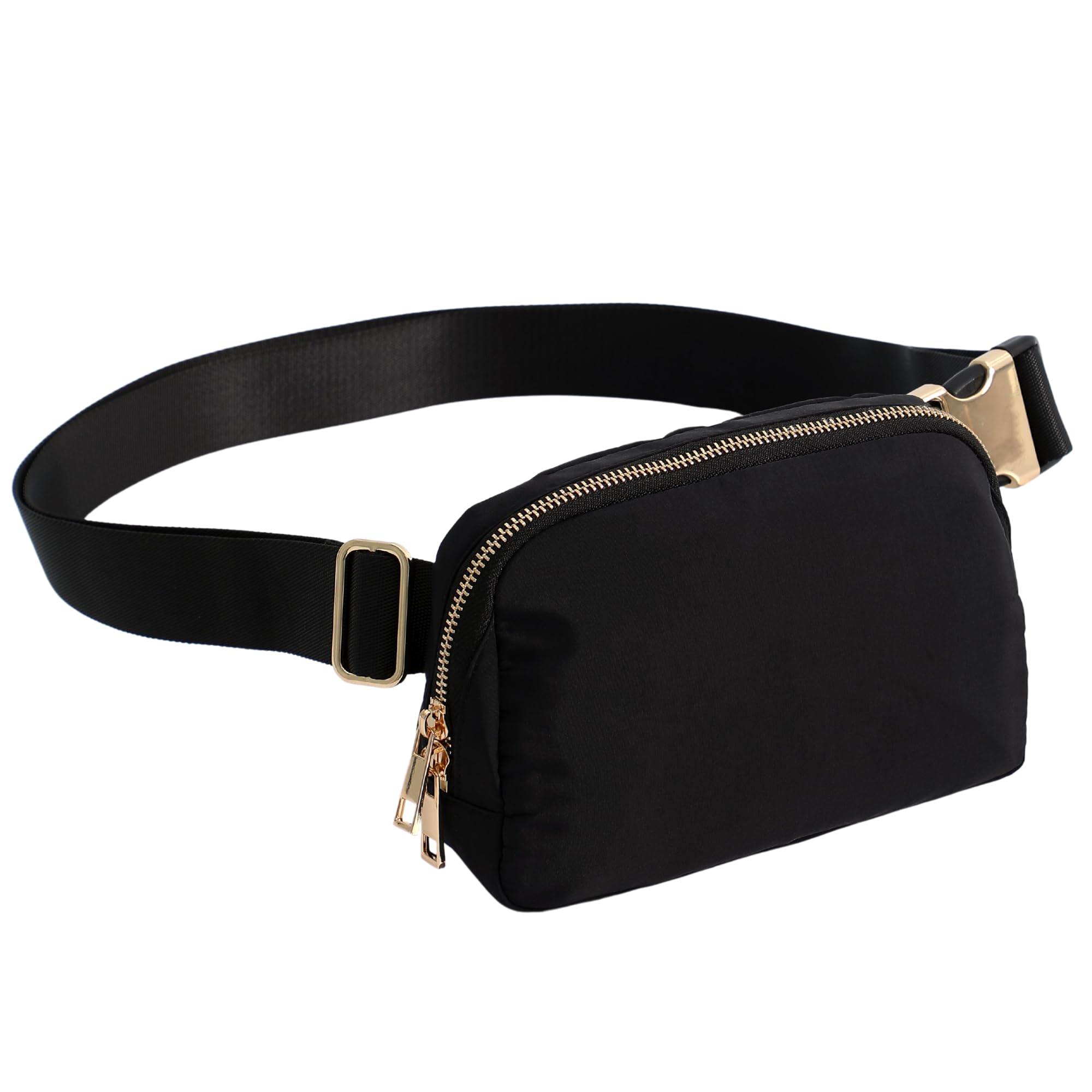 FORZAROCKET Plus Size Fanny Pack | XL Extended Strap 70" | Gold Hardware | Women Crossbody Belt Bag