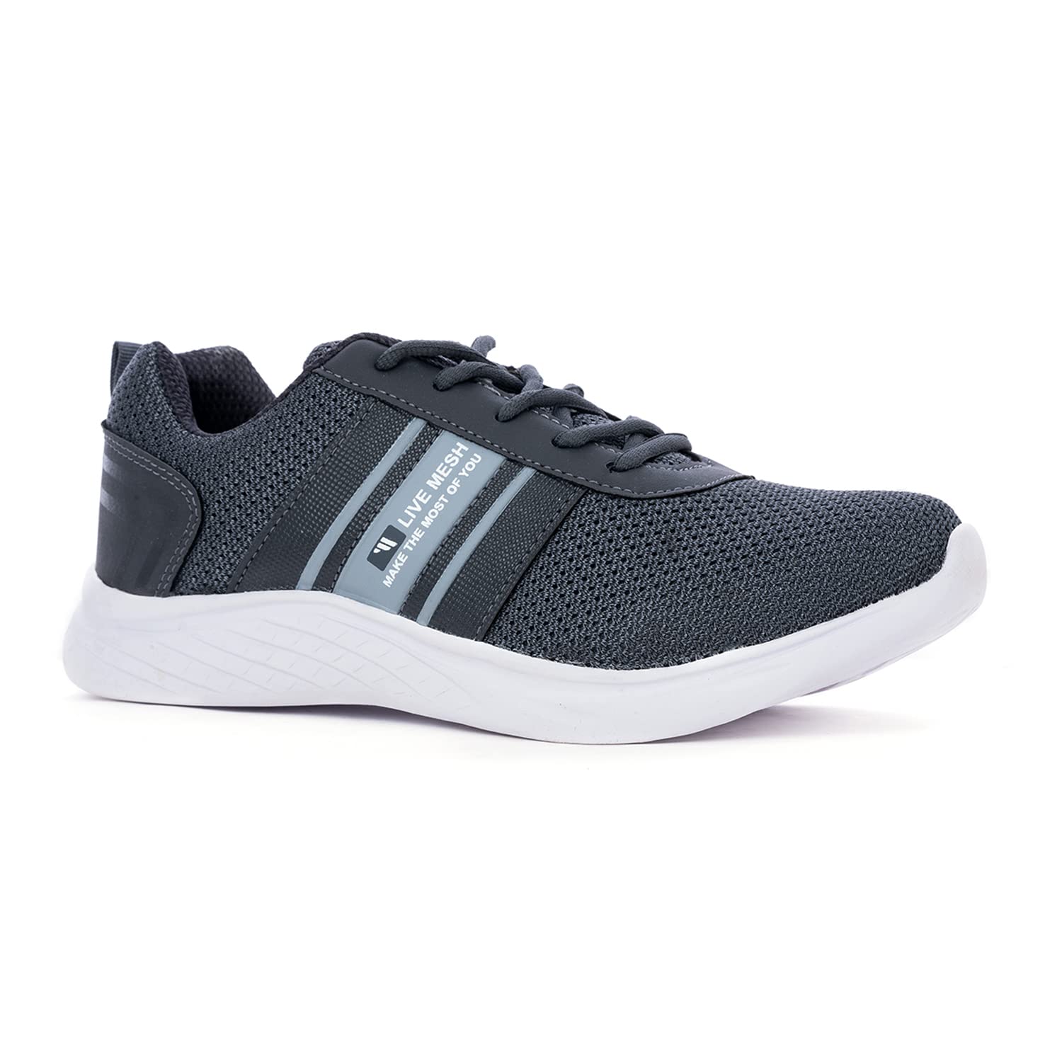 Khadims Fitnxt Running Sports Shoes for Men (Grey, Size - 8) (B0B3VN6ZM8) Amazon Price History, Amazon Price Tracker