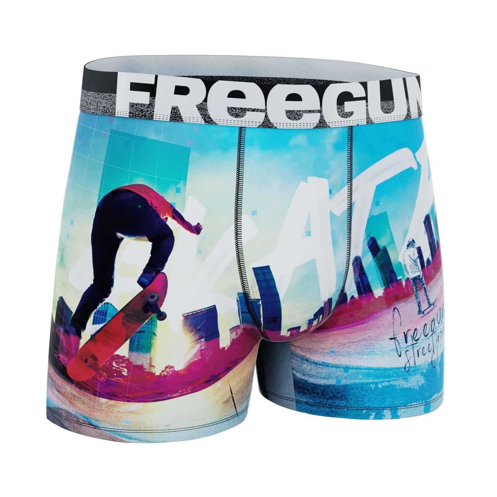 FREEGUN Lot de 6 Boxers Garçon Premium
