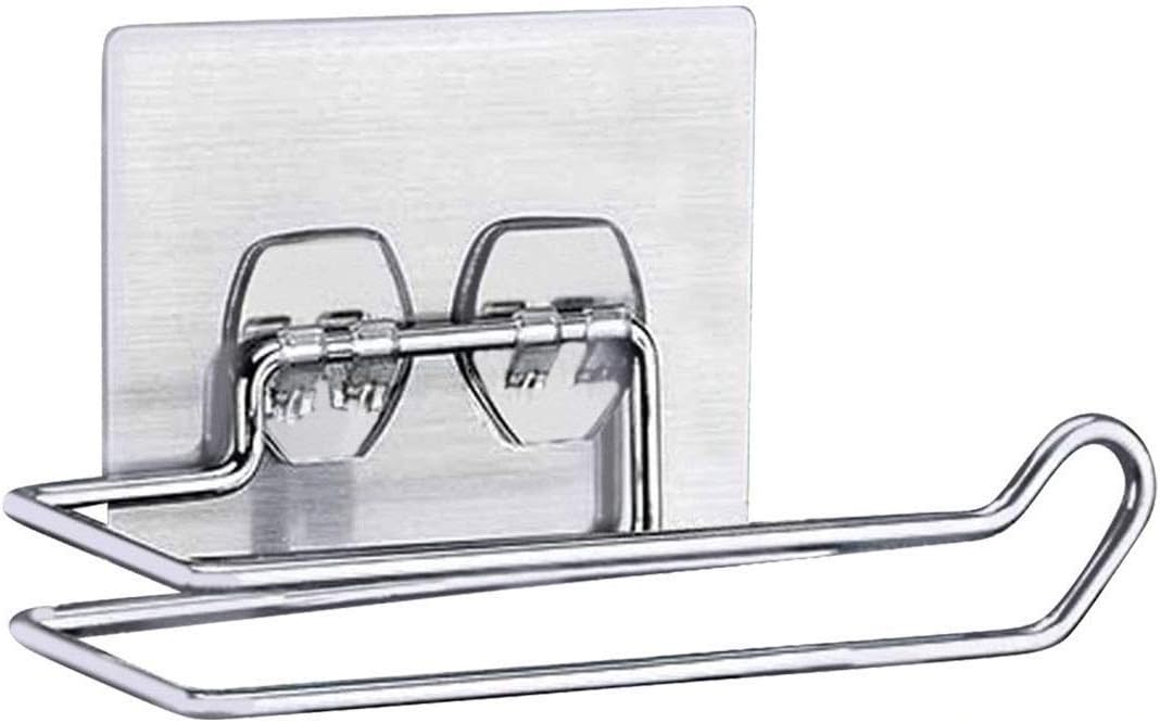 ZURATO Self Adhesive Wall Mount Towel Holder/Towel Stand/Toilet Paper Holder Multi-Function Towel Rack for Kitchen Bathroom Toilet, Under Cabinet,Garage, Laundry, Pantry (Towel Bar)